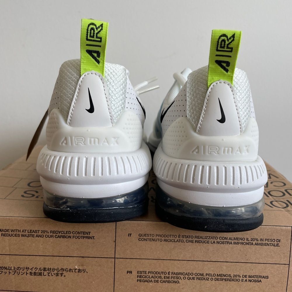 Nike Air Max Genome(GS) WHITE BLUE YELLOW Women 8.5/Big Kid 7Y(CZ4652-101) - Picture 7 of 13
